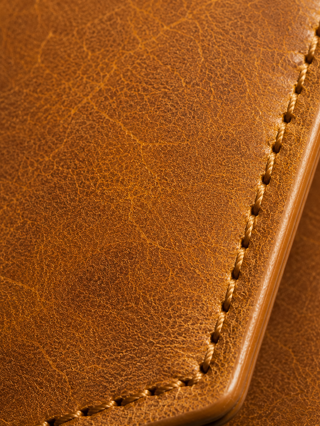 Men's Genuine Crazy Horse Leather Long Bifold Wallet | Garut Handcrafted - Gambar 4